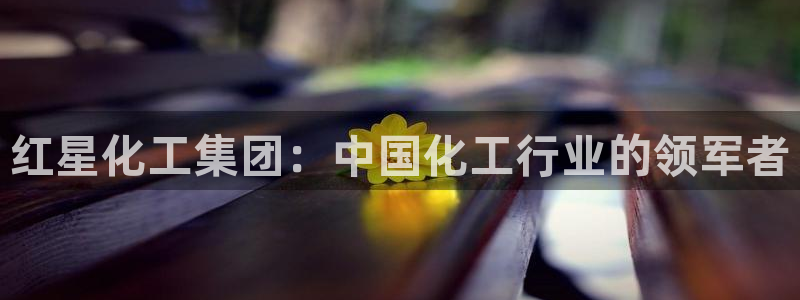 球盟会App：红星化工集团：中国化工行业的领军者