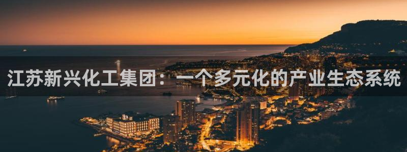 球盟会qm9：江苏新兴化工集团：一个多元化的产业生态系统