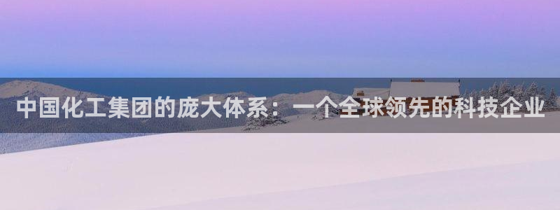 球盟会和中欧：中国化工集团的庞大体系：一个全球领先的科技企业