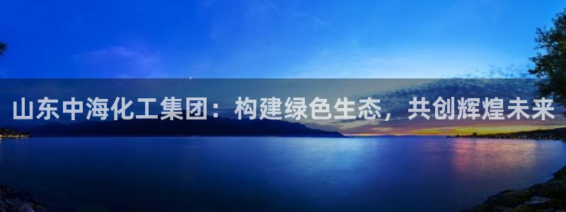 球盟会网址：山东中海化工集团：构建绿色生态，共创辉煌未来