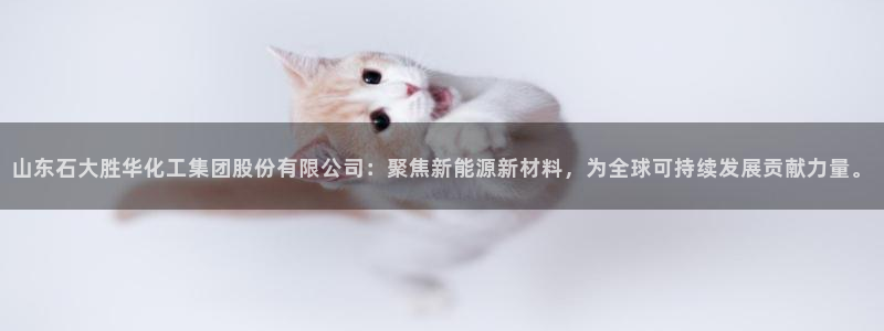 球盟会黑网：山东石大胜华化工集团股份有限